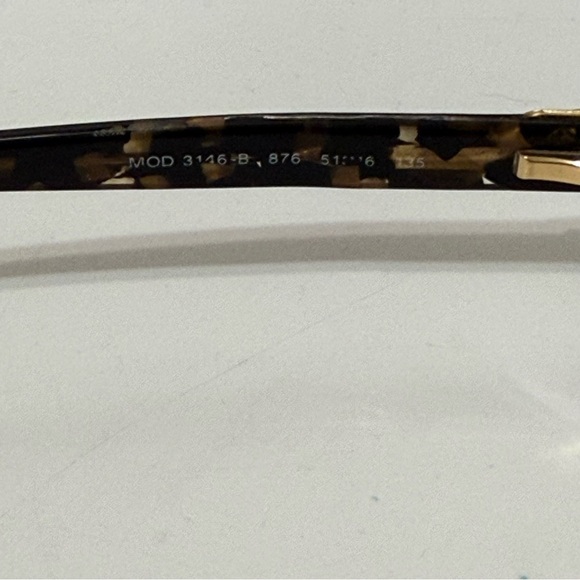 Versace MOD 3146-B 876 prescription frames tortoise Crystals 53 16 135 - Picture 8 of 9